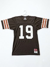 Vintage 1980s Cleveland Browns #19 Bernie Kosar Sand-Knit NFL Replica Jersey picture