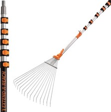 5-24 ft Telescoping Roof Rake 30 ft Reach // Collapsible Roof Rake for Leaves an picture
