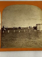 Late 1800's Stereoview Card Hampton Beach NH Hotel Beach People  Boar's Head picture