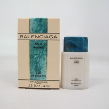 BALENCIAGA POUR HOMME by Balenciaga 4 ml/0.13 oz Eau de Toilette Splash Mini NIB picture