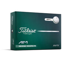 [ SALE ] Titleist AVX AIM 360 Golf Balls White 1 Dozen 12 Pack Soft Feel NEW picture