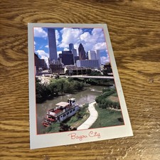 Houston Texas Bayou City Postcard picture
