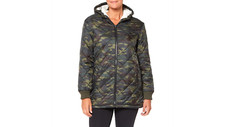 NWT $180  MIDWEIGHT Camo Reversible Sherpa Jacket Size SMALL picture