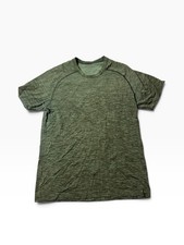 Green Lululemon Athletic Gym Training Running Shirt Tshirt Men's M Medium picture
