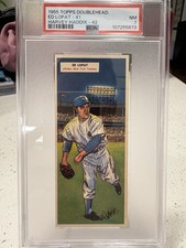 1955 Topps Double Headers - Ed Lopat Harvey Haddix #41/42 PSA 7 picture