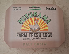 Futurama “Farm Fresh Eggs” Pin Set 2023 SDCC exclusive picture