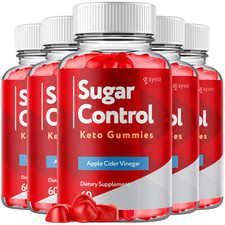 (5 Pack) Sugar Control Keto ACV Gummies 1000MG SugarControl Vitamin 300 Gummies picture