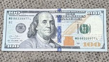 2013 $100 Quad Double Banknote Serial MB88339977L Uncertified picture