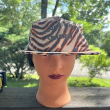 Vintage Tiger Trucker Ball Cap Men’s Adjustable- Tournament Central - Black Oran picture