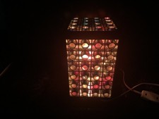 Soviet Vintage USSR Coloured Night Disco Lamp Rainbow Rotating Space Age READ picture