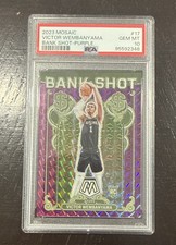 2023-24 Panini Mosaic - Bank Shot Victor Wembanyama #17 Purple Mosaic Prizm /99 picture