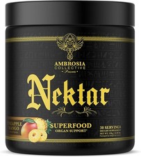 Ambrosia Collective NEKTAR Superfood Powder - Pineapple Mango - Superfood 06/27 picture