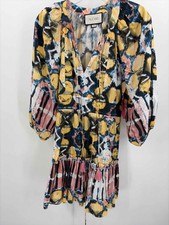Pre-Owned Alexis Yellow Size XS Short Long Sleeve Dress picture