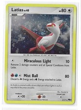 Latias 3/17 POP Series 7 Holo Rare SWIRL Pokémon TCG Card NM picture