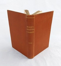 1919 Wisden Cricketers' Almanack Rebound Complete with Wrappers picture