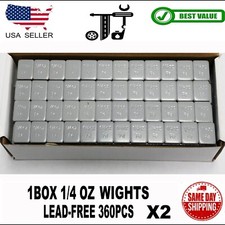 Tire Balancing Wheel Weights Stick-On Adhesive 1/4 oz (.25) pcs BIG BOX 720 ct. picture