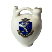 ANTIQUE Crested China HARROW ENGLAND UK MINI CRESTED-WARE TRINKET picture