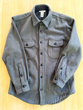 Jacket Hiroshi Kato Men's Gray Wool Button Front Jacket w/ Pockets Size M picture