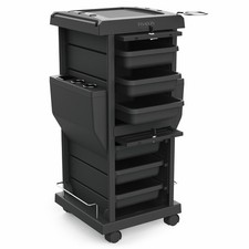 TASALON Hair Salon Trolley Locking Mobile Cart for Hair Stylist Barber,Tattoo picture