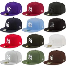 New York Yankees Basic 59fifty Fitted Hat NY Baseball Era Men's Cap MLB Stitched picture
