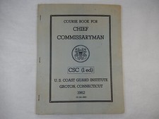 Course Book for Chief Commissaryman by U.S. Coast Guard Institute, 1962, Paperba picture