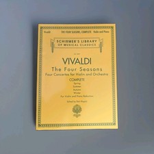Vivaldi The Four Seasons Complete for Violin and Piano Reduction  picture