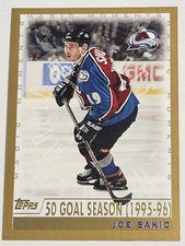 1999-00 Topps - Joe Sakic #285 50 Goal Season (1995-96 picture
