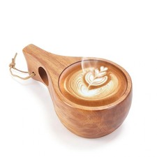 Tissting Handmade Finnish Kuksa Wooden Cup 220ml/7.4oz picture