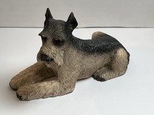 Schnauzer Dog Figurine Collectible 5” Long picture