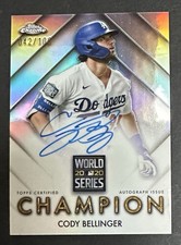 Topps Chrome 2026 Cody Bellinger World Series Champion Auto WSCA-CB /100 Dodgers picture