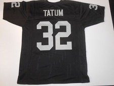 UNSIGNED CUSTOM Sewn Stitched Jack Tatum Black Jersey - M, L, XL, 2XL, 3XL picture