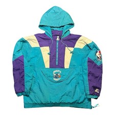 Starter CHARLOTTE HORNETS Jacket Size S Small Vintage Original 90s Puffer picture