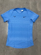 Nike Rafael Nadal Custom Athlete Issued Blue Tennis Shirt (FD5407-435) New picture