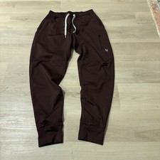 Vuori Sunday Performance Joggers Men's Small Burgundy 26x27 Drawstring picture