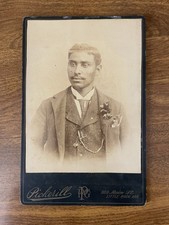 RARE African American Black History Antique Cabinet Card Pickerill LittleRock AR picture