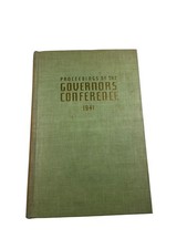 Proceedings of the Governors' Conference 1941 US Government Policy History picture