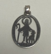 Retired James Avery The Good Shepherd Pendant Sterling Silver picture
