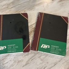 Boorum & Pease Columnar Book Lot Of 2 Record Ledger 21-300-R  Acid Free Sealed picture