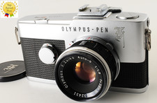 OLYMPUS PEN-F 35mm Half Flame Film Camera 38mm F1.8 【Near MINT w/Cap】JAPAN #558 picture