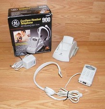 *FOR PARTS* GE (2-9917) 40-Channel Auto Scan 900MHz Cordless Headset Telephone  picture