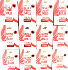 LOT (12) DOVE OAT MILK & BERRY BRULEE PLANT MILK CLEANSING BAR SOAP 5oz picture