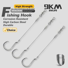 9KM 25Pcs Fishing Rig Set Saltwater Rig Circle Hook with Leader for Catfish picture