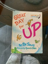 1974 Vintage Hardcover Great Day for UP Dr. Seuss Illustrated Quentin Blake picture