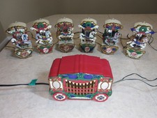 Mr. Christmas Holiday Carousel. 6 Horse 21 Carols. Lights + Moves. Watch Video picture