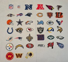 NFL Team Patch Embroidered Iron On Sew On Football Patches  picture