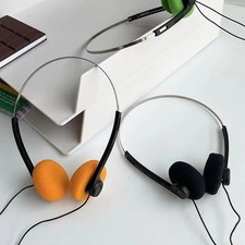 Vintage 80s 90s Headphone Music Mp3 Walkman Portable Wired Small Headphones picture