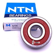 NTN 6303 LLU C3 BALL BEARING, RUBBER SEALED 6303 2RS 17x47x14 mm picture