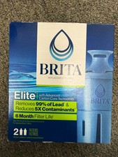 Brita Elite Replacement Water Filter for Pitchers and Dispensers, 2 Pack, Sealed picture