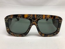Authentic New Gucci tortoise Square Women's Sunglasses GG0980S Gray  Lens picture