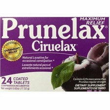 Prunelax Ciruelax Maximum Strength Natural Laxative Tablets Gluten Free 24 Count picture